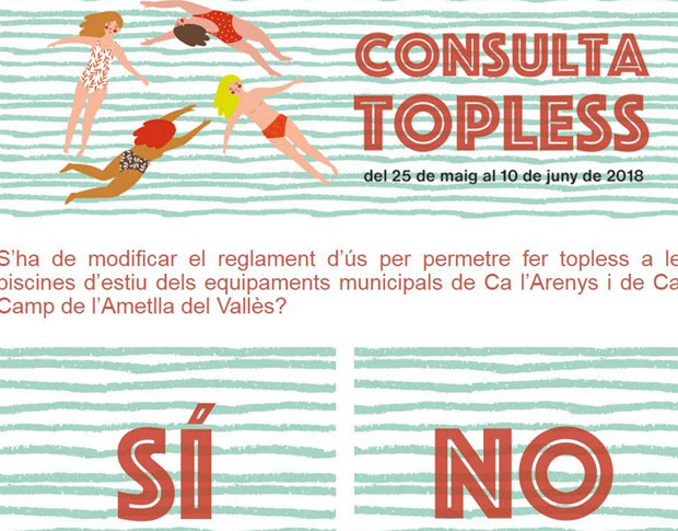 КАТАЛОНСКО СЕЛО НА РЕФЕРЕНДУМУ ОДЛУЧИЛО: Жене старије од 16 година могу у топлесу да се купају у базену (ФОТО)